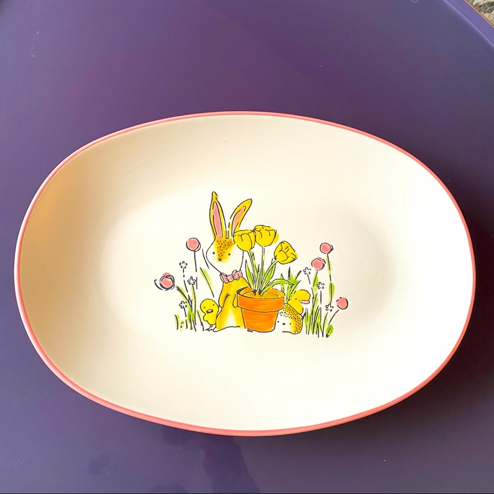 Prima Design 
Spring Easter Bunny Serving Plate